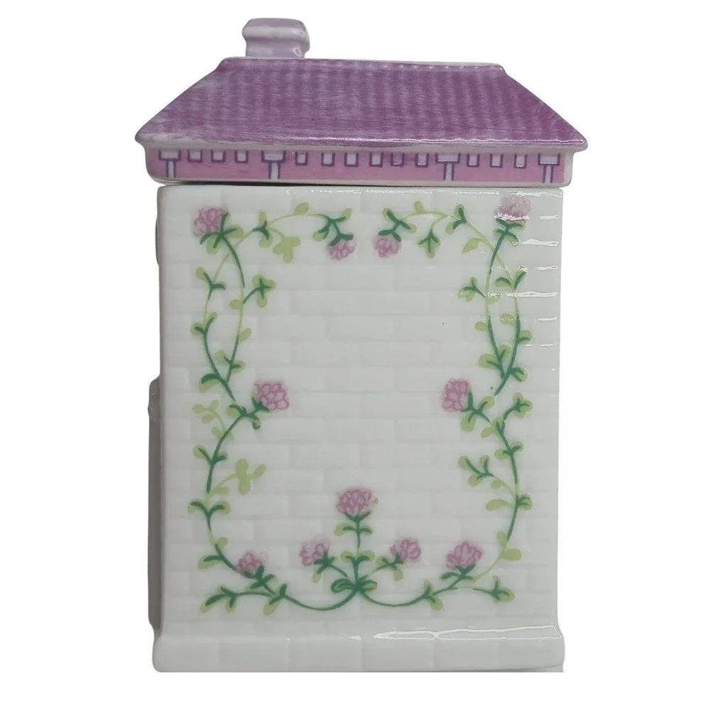 Lenox Spice Village Thyme Porcelain House Jar 1989 Spice Container READ